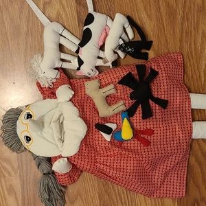 Old lady who swallowed a fly doll